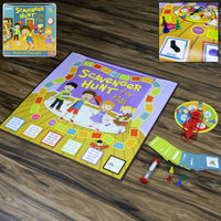 Scavenger Hunt for Kids – Fun Indoor Search and Find Board Game with Cards, Spinner, and Timer