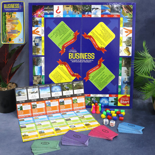 Business Board Game Classic Property Trading, Buying, Selling & Mortgage Strategy Game