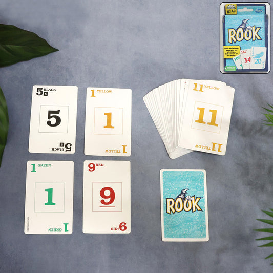 Rook Card Game Classic Family Trick-Taking Game of Strategy and Numbers