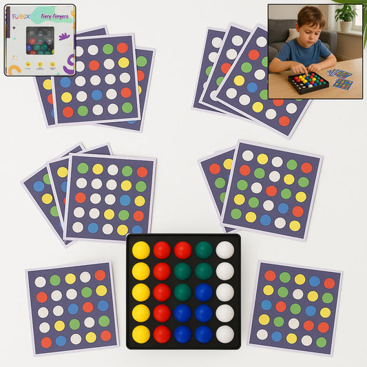 Fiery Fingers Color Matching Puzzle Game Fun Brain Training Toy for Kids