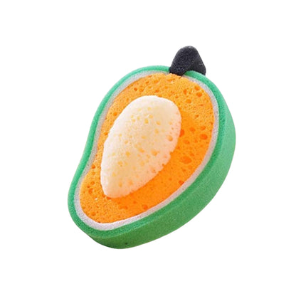 Multipurpose Mango Dish Sponge: Cleans Kitchen & Bath (Soft & Durable, 1 Pc)