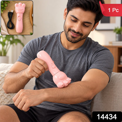 Bear Shape Handheld Hand Massager for Palm and Desk Use (1 Pc)