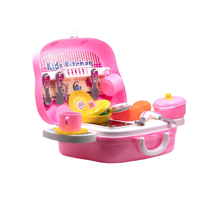 Kitchen Set for Kids Girls Pretend Play Toys Little (23 Pcs Set Approx)