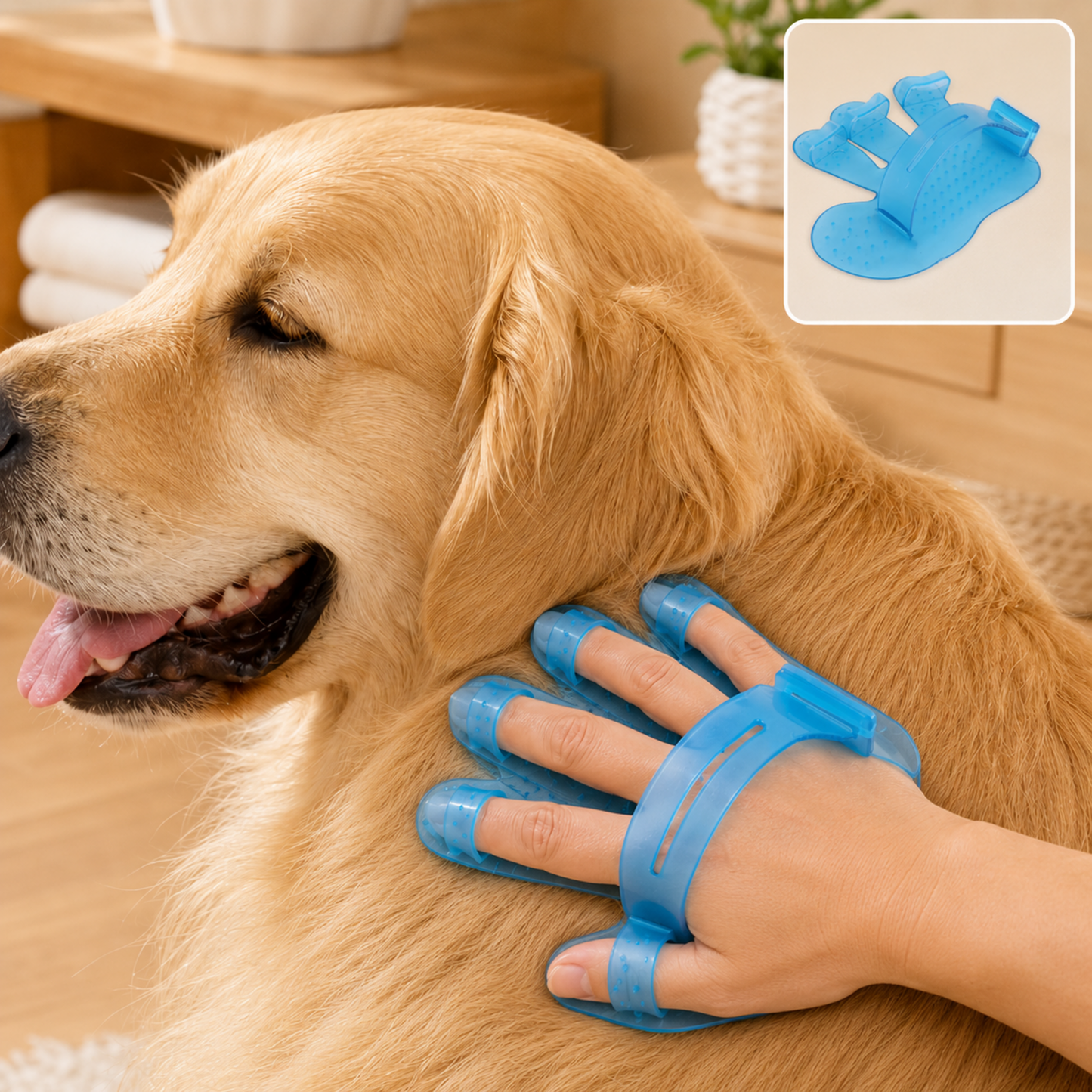Pet Grooming Gloves – Gentle & Effective Fur Removal and Massage