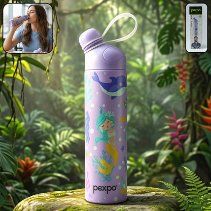 Pexpo Pico Art Printed Hot & Cold Insulated Stainless Steel Water Bottle 500 ML
