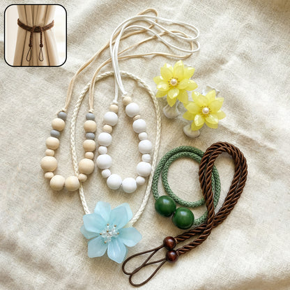 Modern home curtain tie back