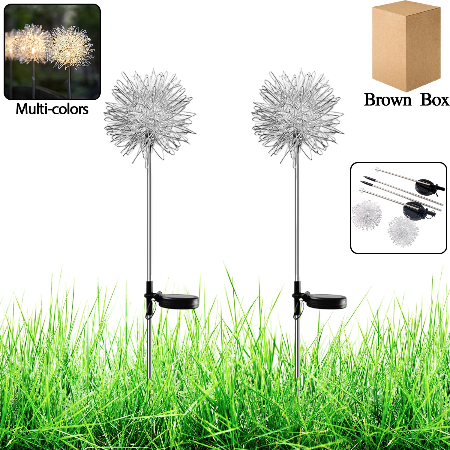 Solar Powered Dandelion Garden Lights
