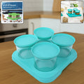 Mukhwas Dani Set – Airtight 4 Pc Jars with Stylish Tray | Organivo