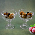 Glass Dessert Bowls – Elegant Footed Set for Ice Cream & Sweets | Indo Glow