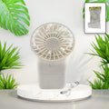 Handheld Fan – USB Rechargeable, 3 Speed Portable | Velvet Wellness