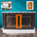Plastic Folding Wardrobe Organizer – Space-Saving Storage with Wheels