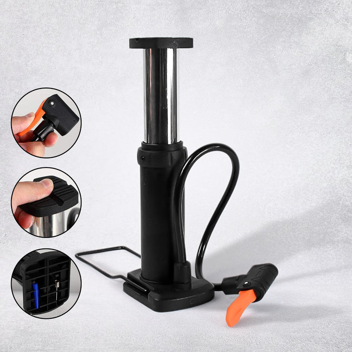 Portable Mini Foot Pump for Bicycle, Bike, and Car