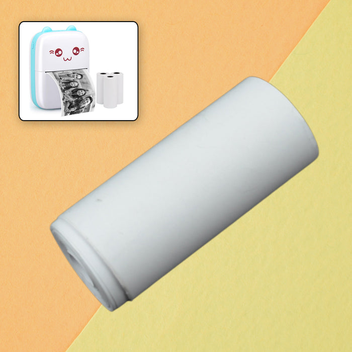 8839 Small Thermal Printer Paper, Printing Paper Roll Aging Resistant Fast Color Rendering Portable Clear Printing for Travel (1 Pc / Printing Paper Roll )