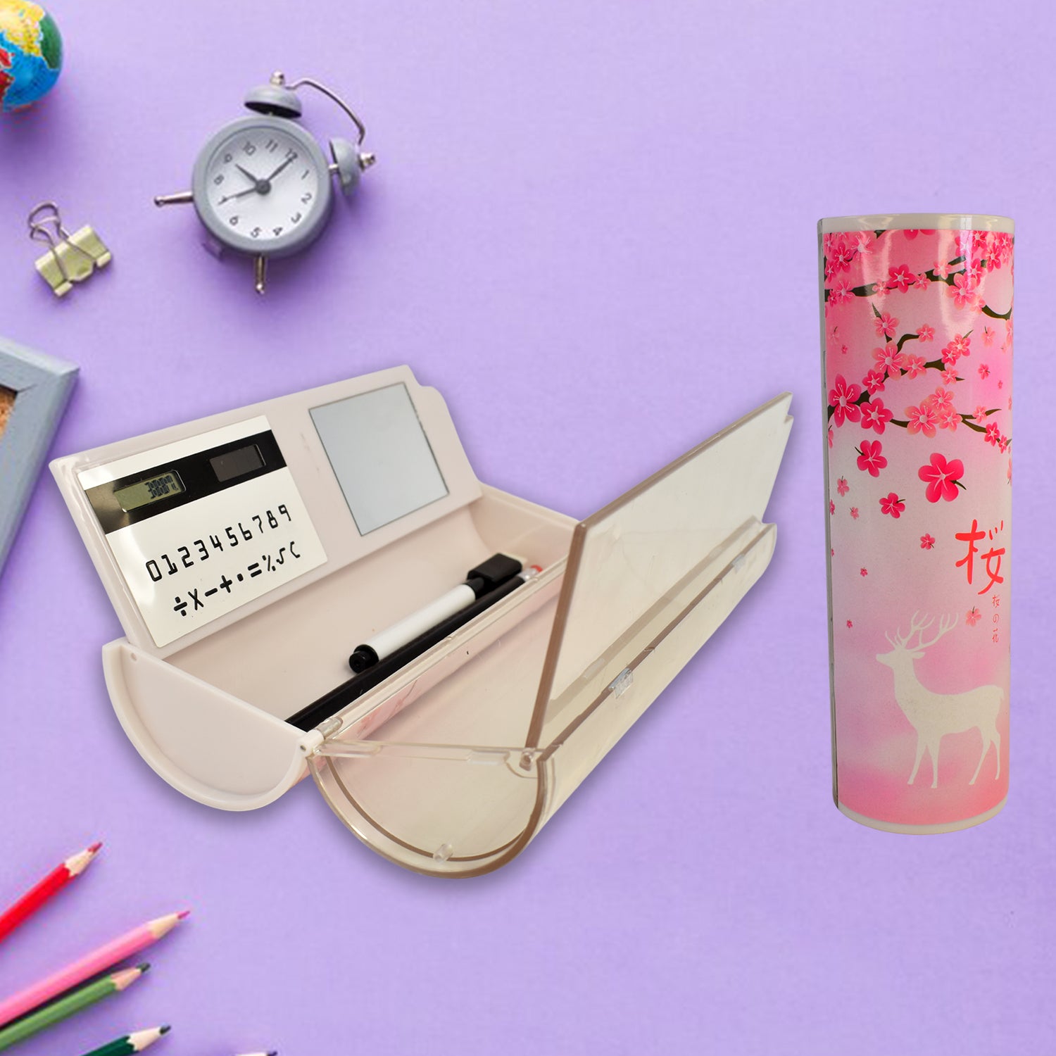 6 in 1 Compass Box, Geometry Box (1 Set) – DeoDap