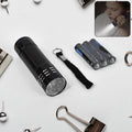 Mini Torch Portable – Super-Bright 3 LED Flashlight with Batteries