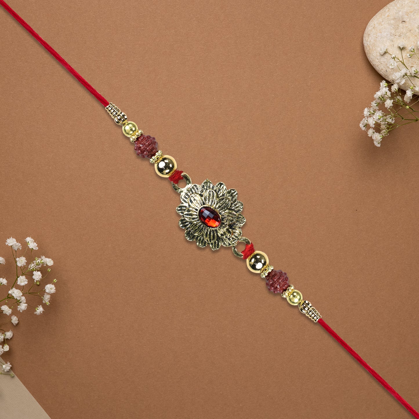red stone rakhi