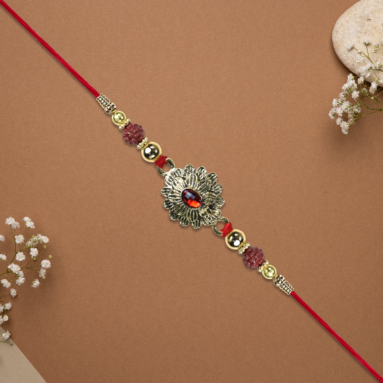 red stone rakhi