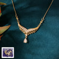 Crystal Drop Necklace – Elegant Gold-Plated Pendant for Women