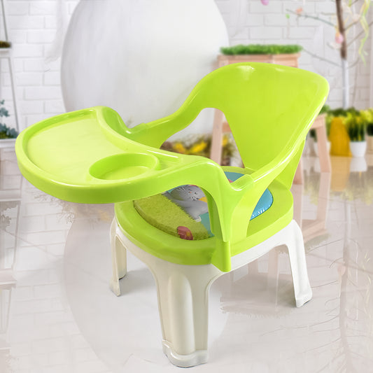 Baby Chair, with Tray Strong and Durable Plastic Chair for Kids/Plastic School Study Chair/Feeding Chair for Kids, Portable High Chair for Kids