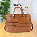Faux Leather Laptop Messenger Bag – Durable & Stylish Briefcase