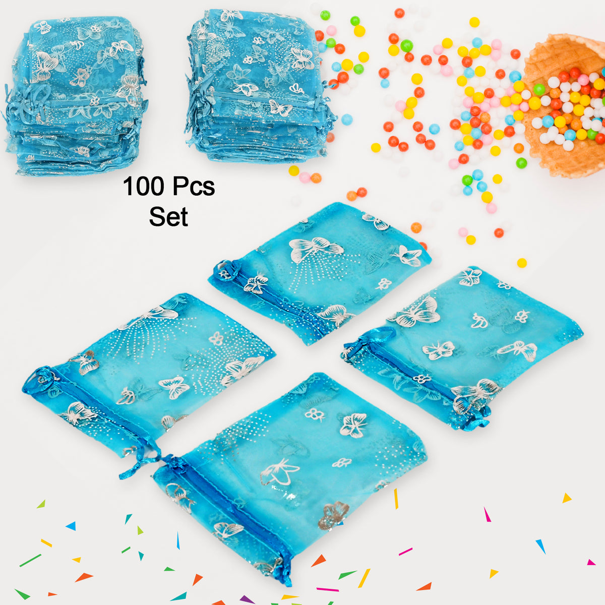 Small Organza Mesh Bags Perfect Return Gift Solution — DeoDap