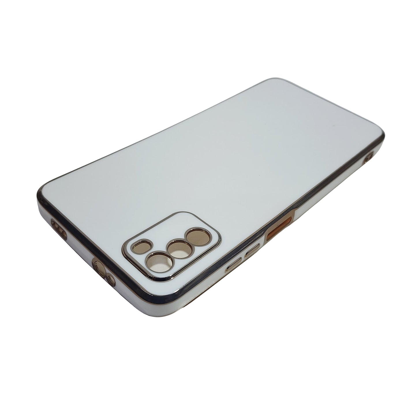 Clear Hard Chrome Case For Poco