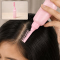 2 In 1 Hair Oil Applicator Bottle with Scalp Comb for Root Care (1 Pc)