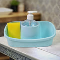 3-in-1 Soap Dispenser – Kitchen Sink Caddy & Sponge Holder | VelvetBubbles