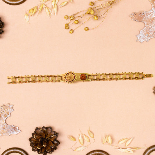 gold rakhi bracelet