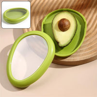Green Oval Shape Vegetable Container Premium Fruits Saver Keeper (1 Pc)