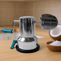 Coconut Scraper – Durable Stainless Steel with Suction Base