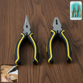 Pliers Set – 2 Pc Combination & Long Nose with Anti-Slip Grip