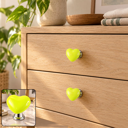 Heart Shape Drawer Knob for Office Desk, Cabinet and Cupboard Handle (1 Pc)