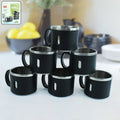 Stainless Steel Desk Mug Set – Durable 150ml Tea & Coffee Cups