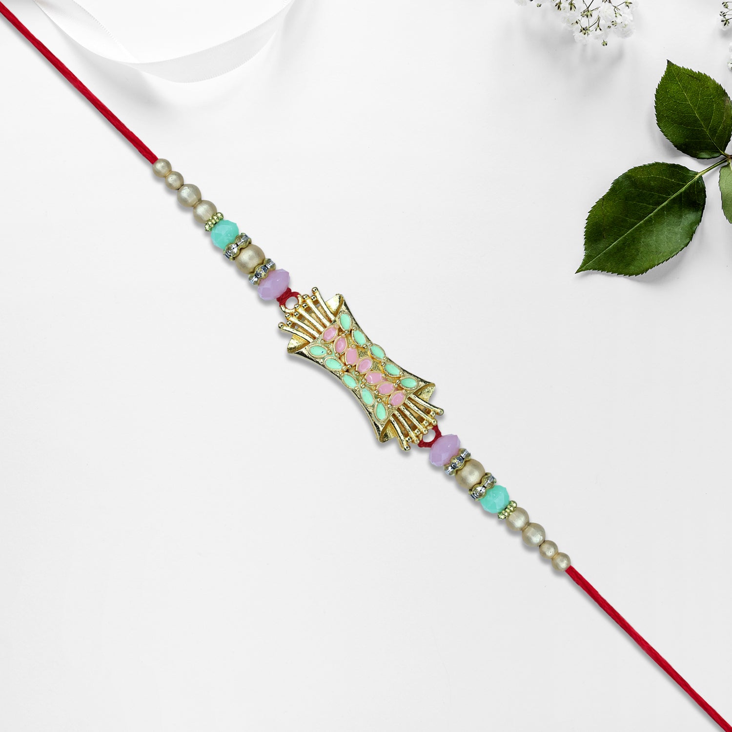 Mint & Pink Rakhi