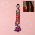 Multicolor Braided Hair Accessory – Traditional Stylish Kodi String Bow