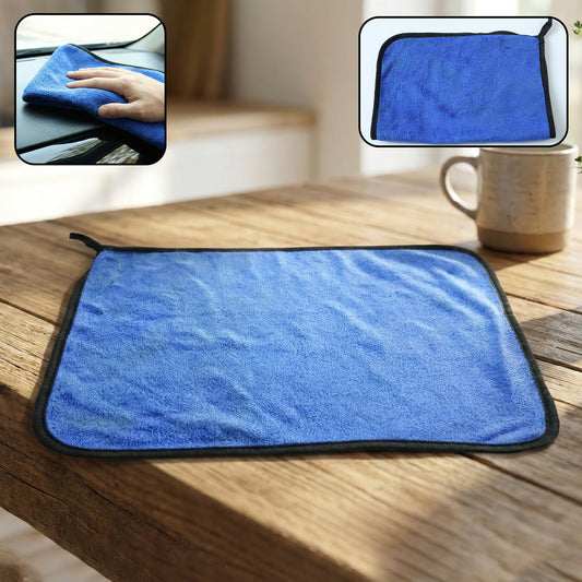 Premium Microfiber Cleaning Cloth, Towel (40x30 cm / 1 Pc)