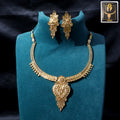 Leaf Choker Necklace Set – Elegant Traditional Wedding Jewellery