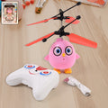 Flying Bird RC Toy – Pink Owl Design with LED & Remote Control
