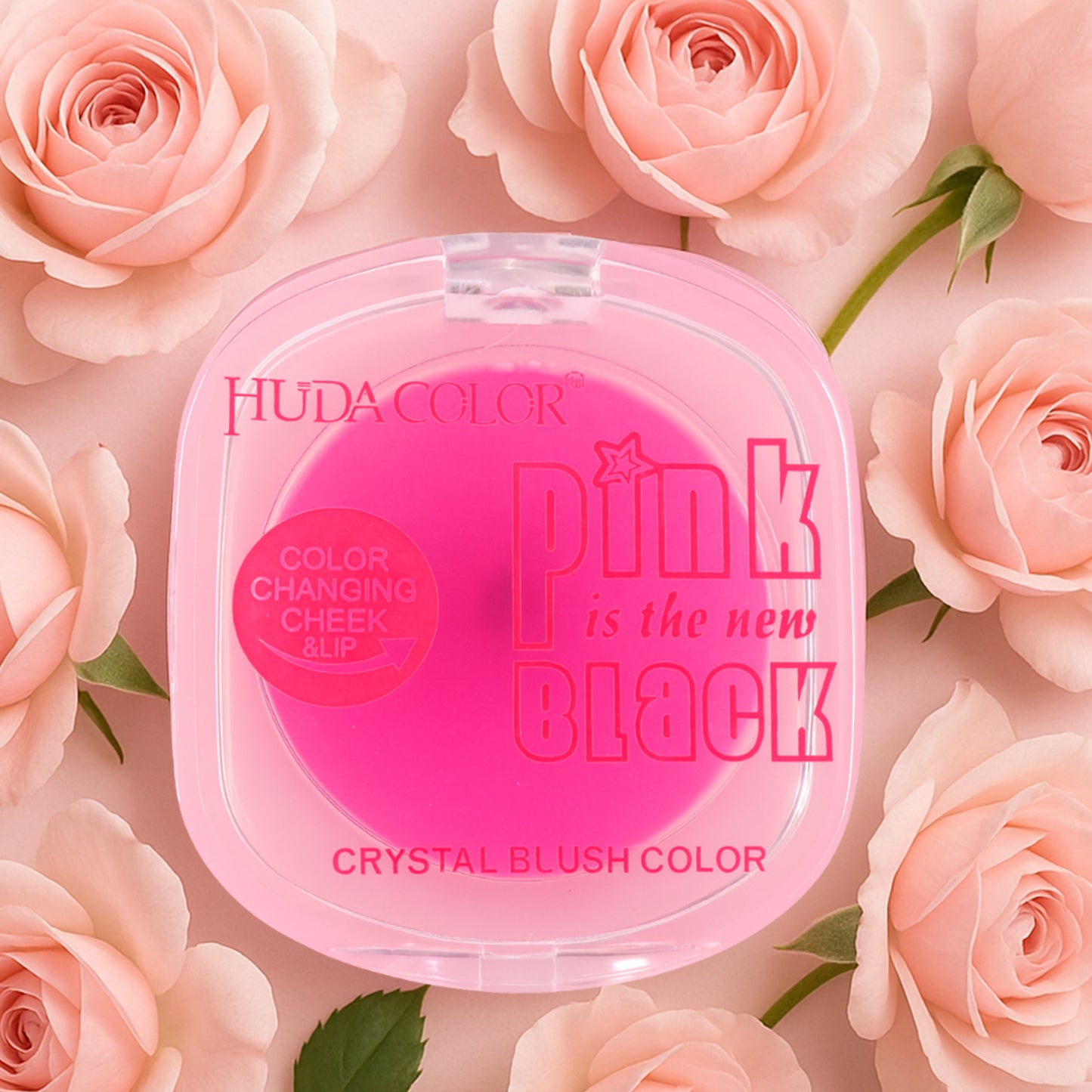 Premium Huda Color Crystal Blush (1 Pc)