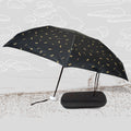 Compact Umbrella UV Protection 3 Fold with Zip Case