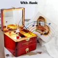 Ballerina Music Box – Hand Crank Piano & Storage | Deodap
