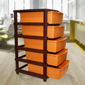 Plastic Home Storage Organizer – 5-Layer Large Modular Drawer