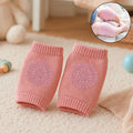 Toddler Knee Protectors – Pink Wool Knit Leg Warmers
