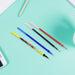 Full needle gel pen refills in mixed colors, ideal for smooth writing and note-taking.