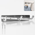 Stainless Steel Wall Mounted Coat Hook Rack – 3 Durable Hooks