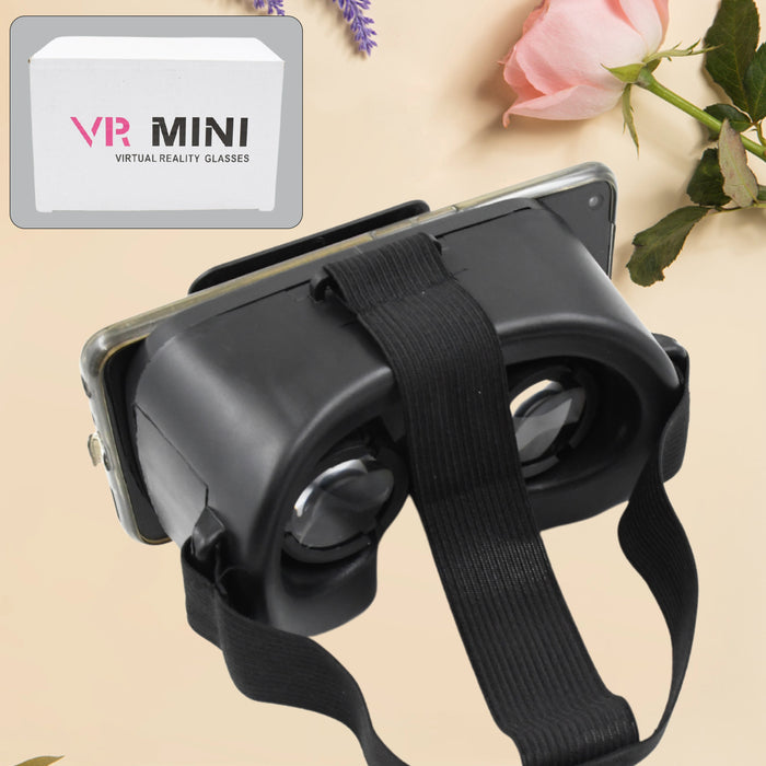 3D VR Glasses Virtual Reality Goggles Headset for All Smartphone VR Goggles-For 3D VR Movies Video Games (1 Pc)