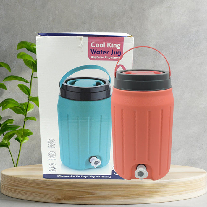 Insulated Water Jug with Tap (7500ml/12000ml): Leakproof, Travel Cooler