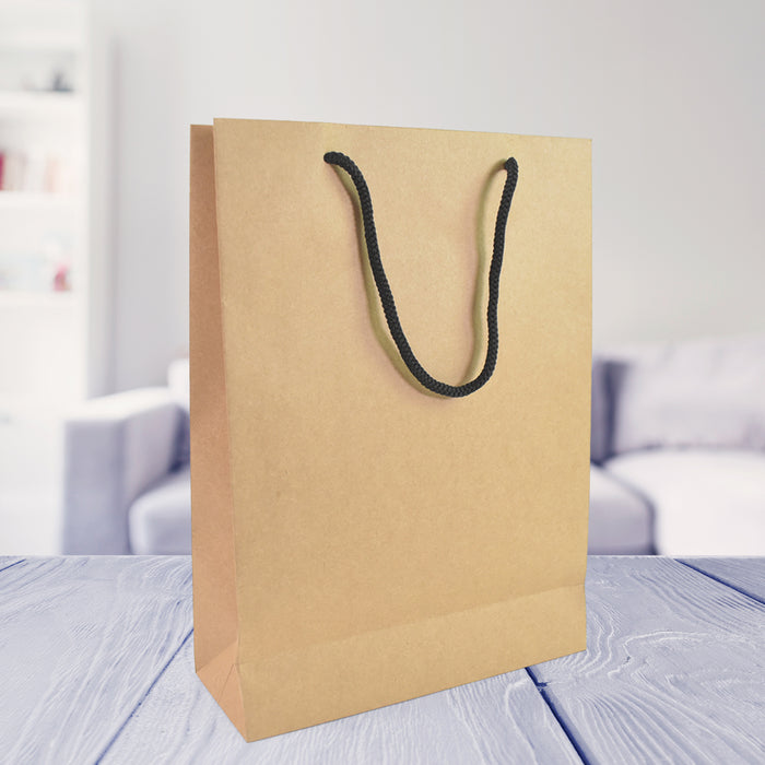 EcoTiny Paper Bag - The Perfect Compact, Eco-Friendly Solution (8x11x3 Inch)