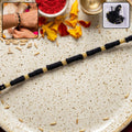 Rakhi – Handmade Black Thread with Gold Beads for Raksha Bandhan